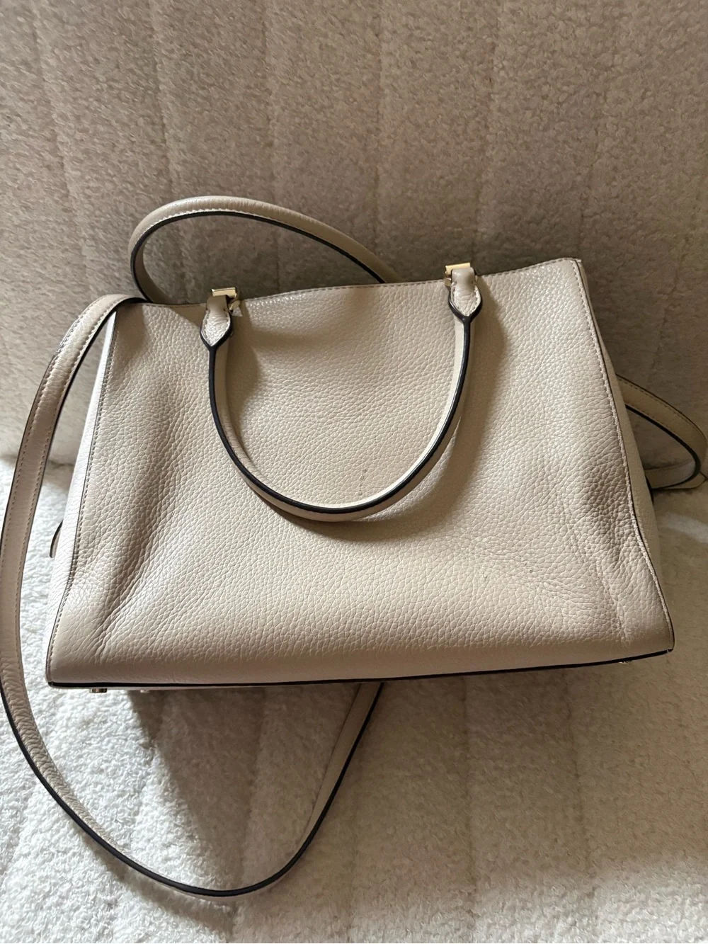 kate spade structured pebbled